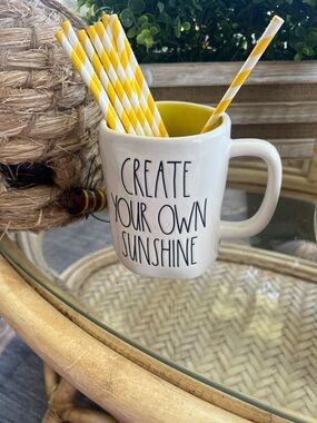 New Rae Dunn CREATE YOUR OWN SUNSHINE mug